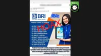 Cek Fakta: Hoaks Link Pendaftaran Undian Berhadiah Bank BRI