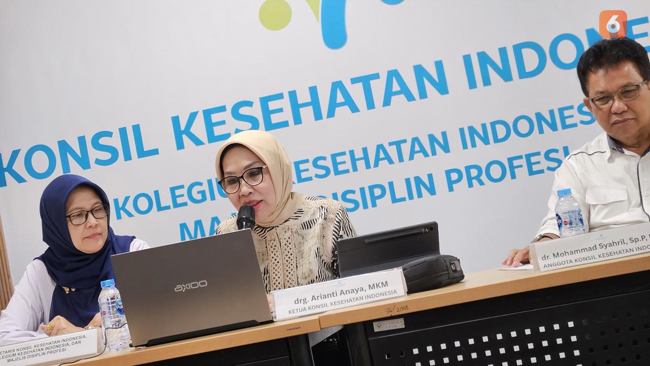 Ketua KKI, drg. Arianti Anaya, MKM (Foto: Aditya Eka Prawira/Liputan6.com)