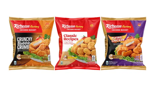 Varian rasa Richeese Factory Chicken Nugget