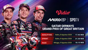 Live MotoGP Qatar Airways Grand Prix of Great Britain 2026: Balapan Sengit Kembali Mulai di Vidio