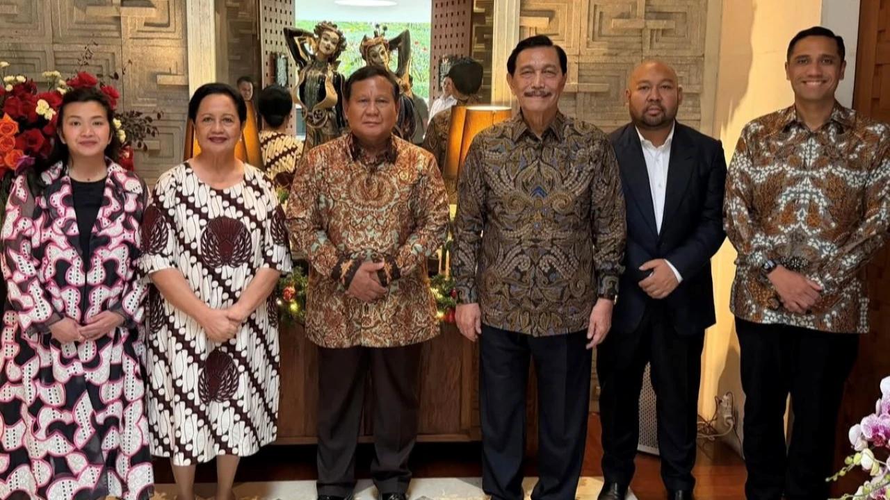 Prabowo dan Didit Sambangi Luhut di Hari Natal 2025, Bahas Isu Strategis Nasional