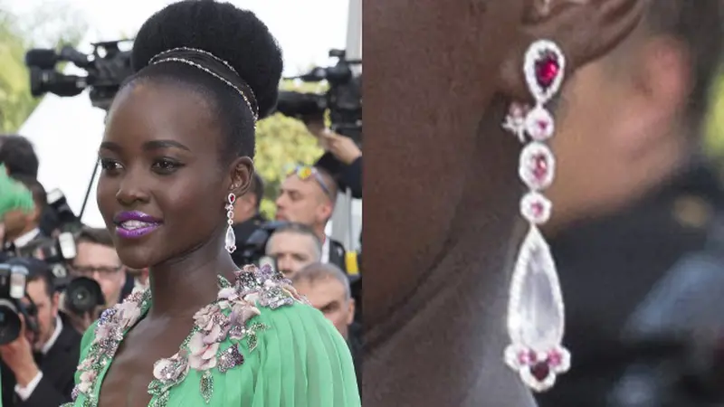 Lupita Nyong'o in Chopard - Cannes Film Festival 2015