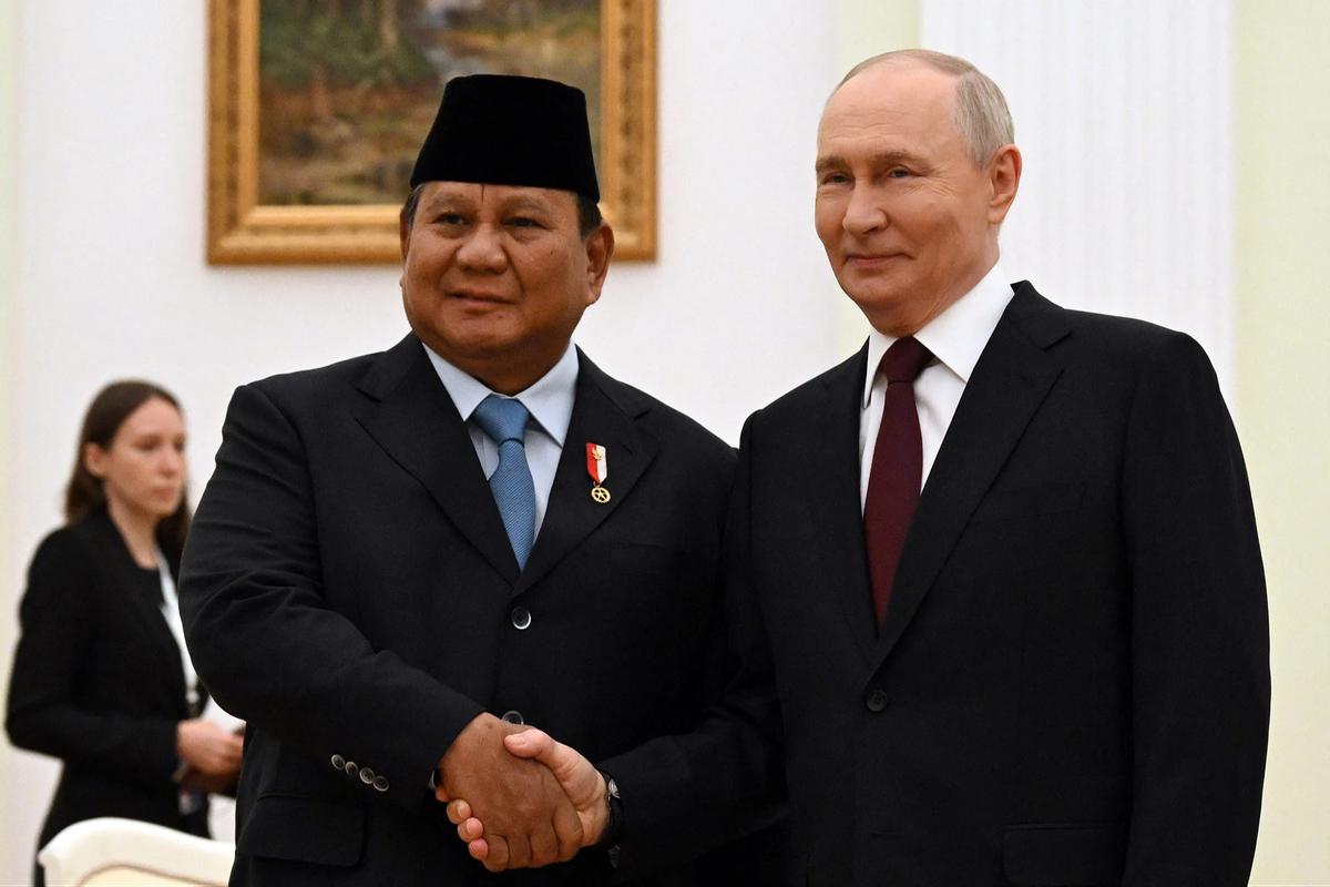 FOTO: Prabowo dan Putin Bahas Penguatan Kerja Sama Strategis di Moskow