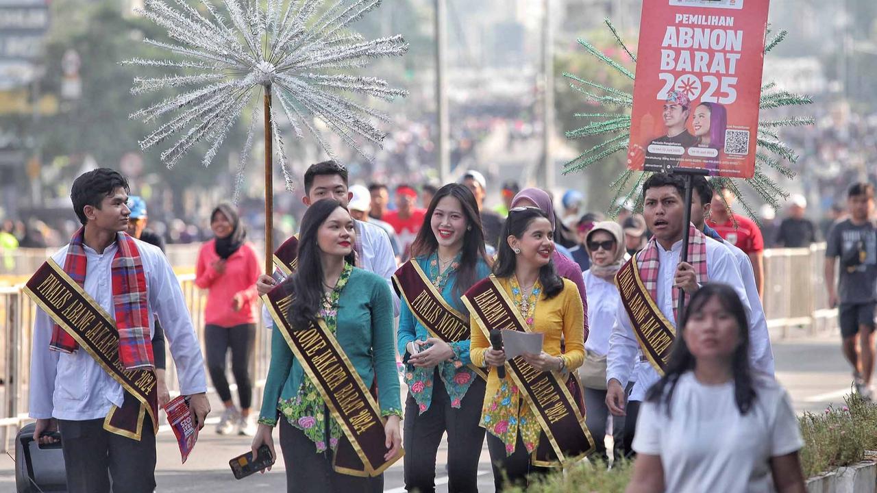 FOTO:  Lenggang  Jakarta  Abang None 2025 di CFD