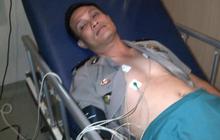 Dipukul demonstran, jantung Kapolsek Senen bengkak