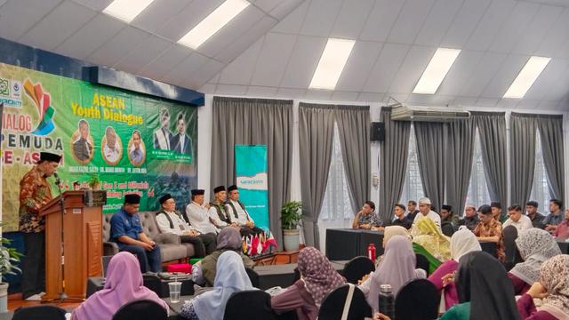 Dialog yang menggandeng Gen Z dan Milenial untuk terlibat dalam misi perdamaian dunia di University Sains Malaysia (USM), Penang, Malaysia, Senin (27/5/2024). (Dok. JIC)