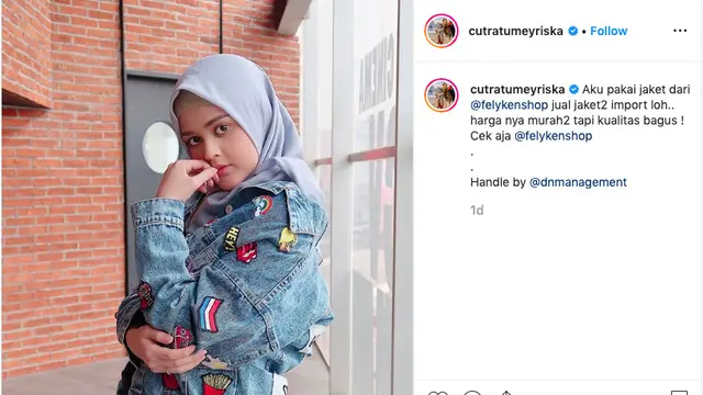 Unggahan Cut Meyriska
