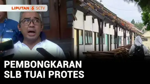 VIDEO: Pembongkaran SLB Tuai Protes, Pemkot Bandung Sentil Soal IMB yang Belum Diurus