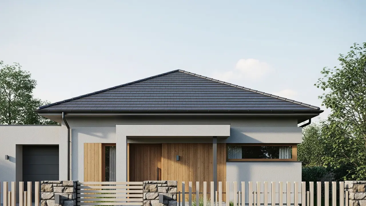 Model Pagar Rumah Subsidi yang Tidak Membuat Fasad Terasa Sesak (Image by Gemini AI)