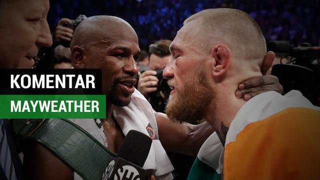 Berita video salah satu komentar Floyd Mayweather soal Conor McGregor setelah laga berakhir pada Sabtu (26/8/2017). Komentarnya tersebut yaitu Mayweather bilang McGregor adalah seorang juara.