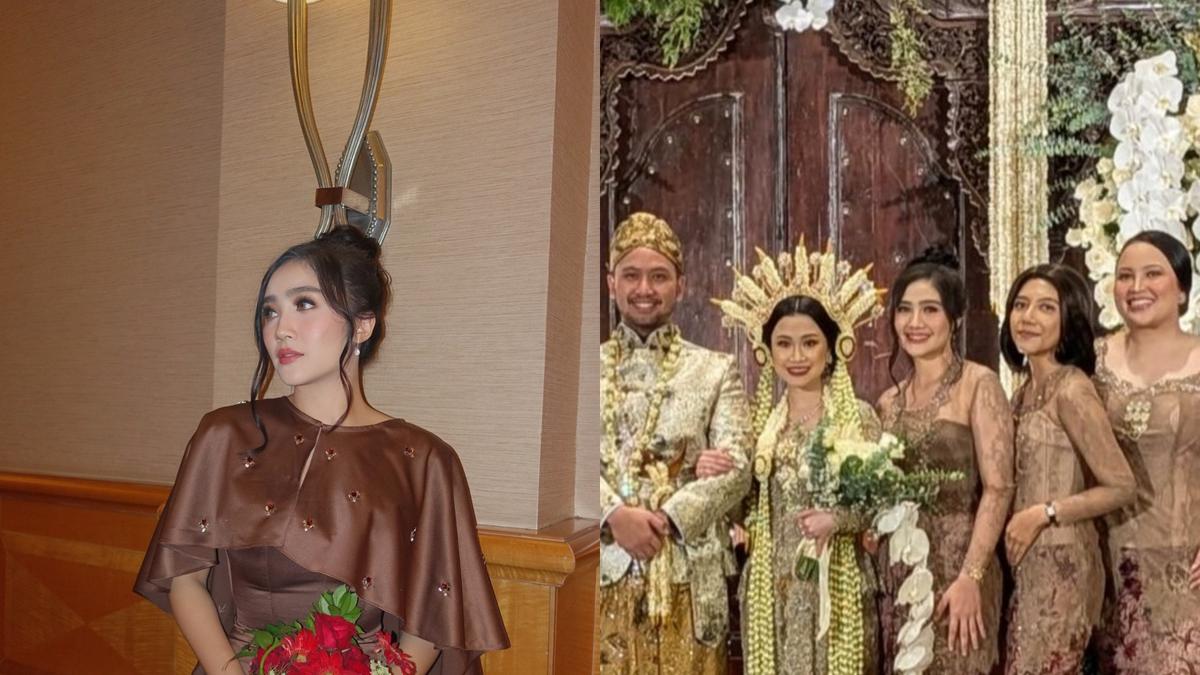 Gaya Totalitas Febby Rastanty Jadi Bridesmaid Back to Back di Pernikahan Dua Sahabatnya