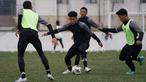 Pemain Timnas Indonesia U-20 tampak serius saat sesi latihan jelang laga melawan Suriah pada matchday kedua Grup A Piala Asia U-20 2023 di Uzbekistan, Jumat (3/3/2023). (Dok. PSSI)