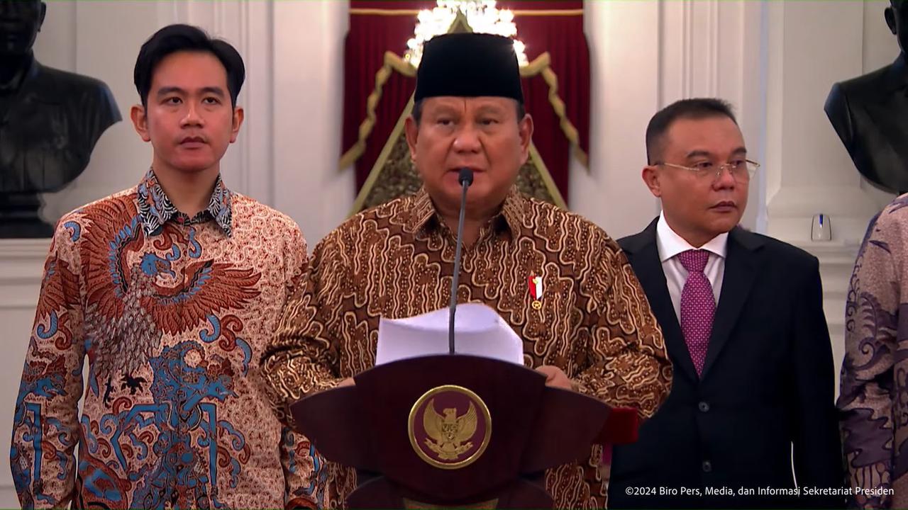 Presiden Prabowo umumkan Mayor Teddy jadi Sekretaris Kabinet