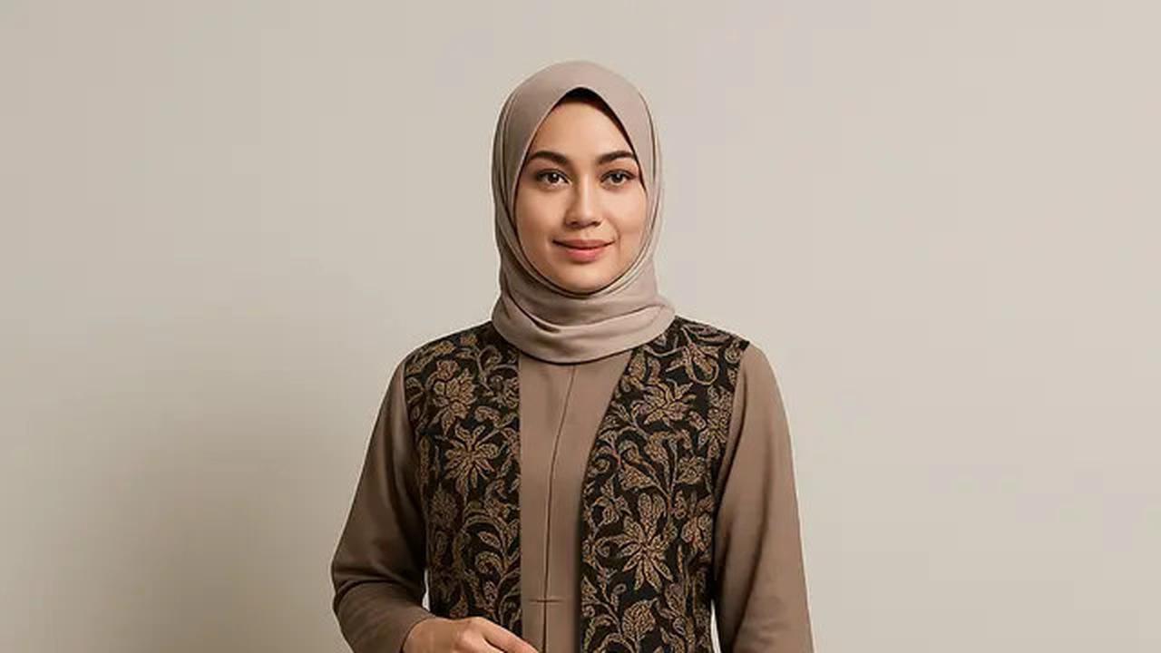 7 Model Gamis Batik Kombinasi untuk Wanita Usia 40-an,Tampil Elegan dan Kekinian