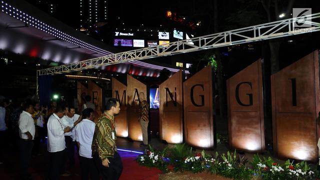 PHOTO: Presiden Jokowi Resmikan Simpang Susun Semanggi