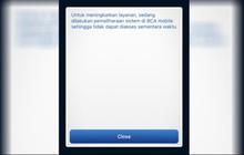 M-Banking BCA Error, Nasabah Kesulitan Transaksi