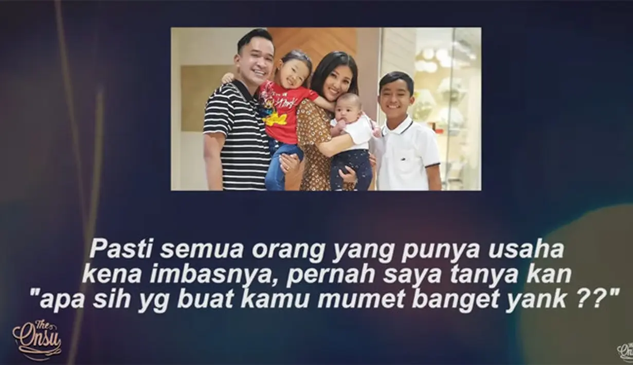 Sarwendah (Yotube/The Onsu Family)