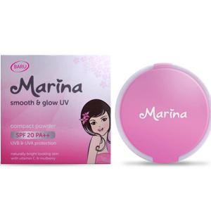 Wajah baru kemasan dan produk bedak Marina | Photo: Copyright Doc vemale.com