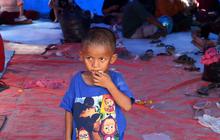 FOTO: Potret Prihatin Nasib Anak-Anak yang Jadi Korban Musibah Kebakaran di Penjaringan