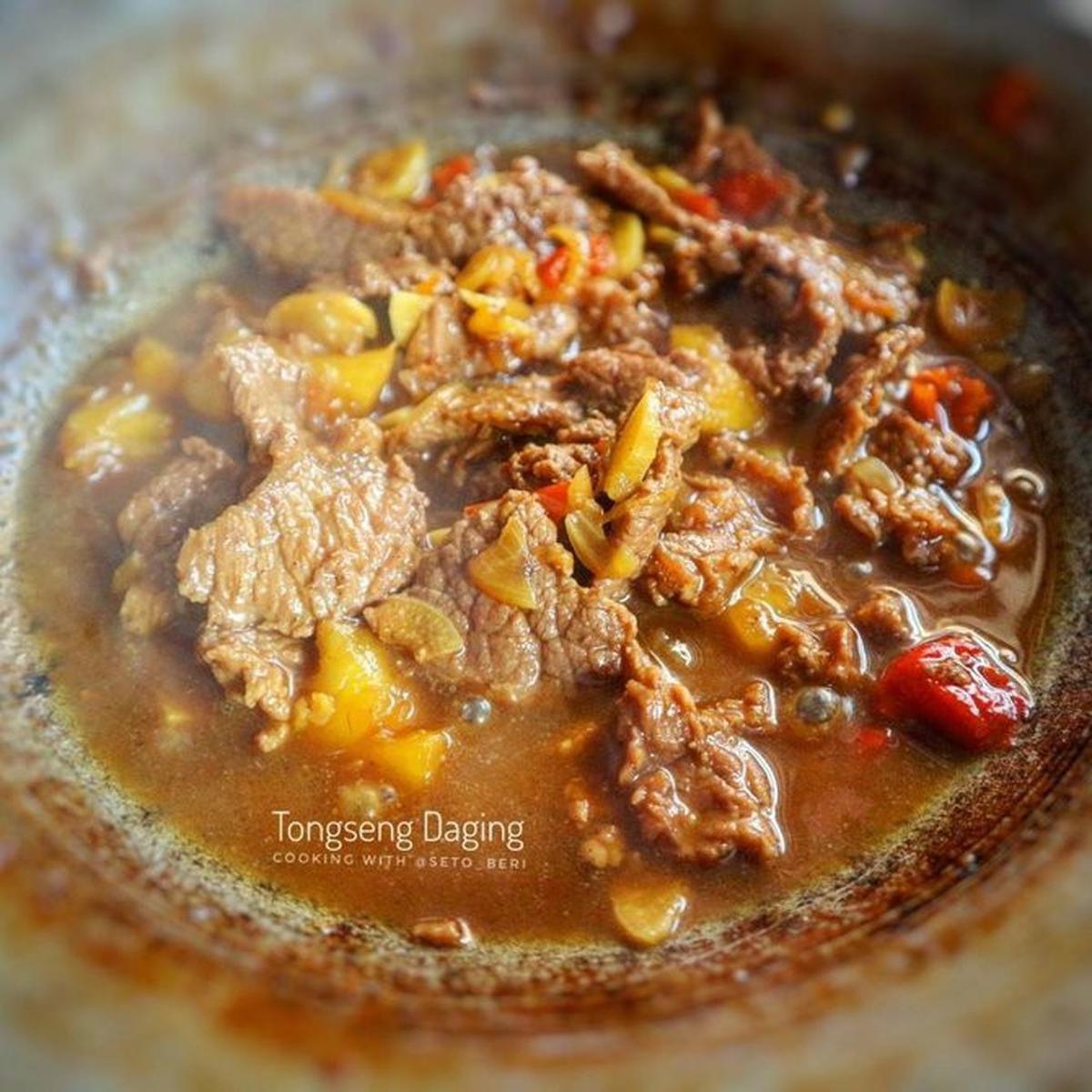 Tongseng Dagi Sapi Nanas
