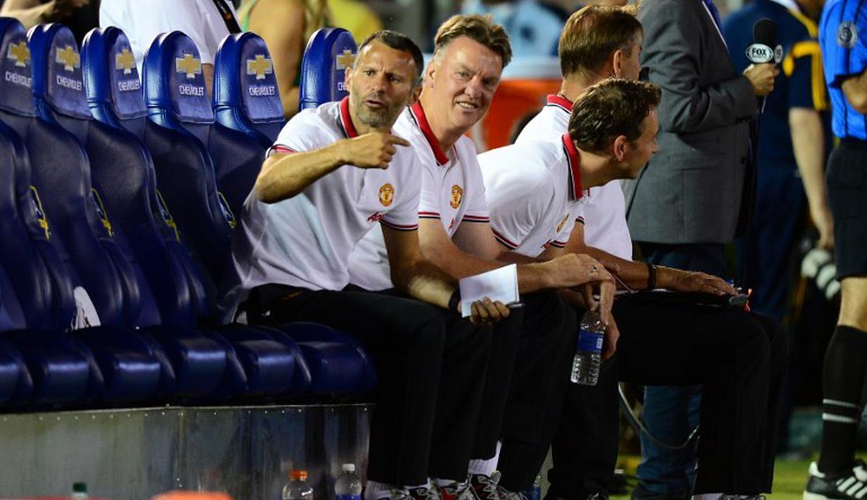 Ryan Giggs saat ini menjadi asisten pelatih Manchester United. (AFP/Frederic J. Brown)