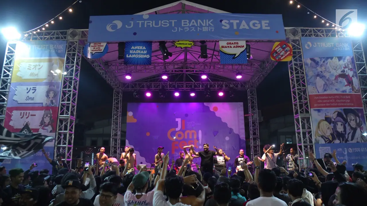 Bareng Komika, Orkes Pensil Alis Ramaikan JICOMFEST 2019