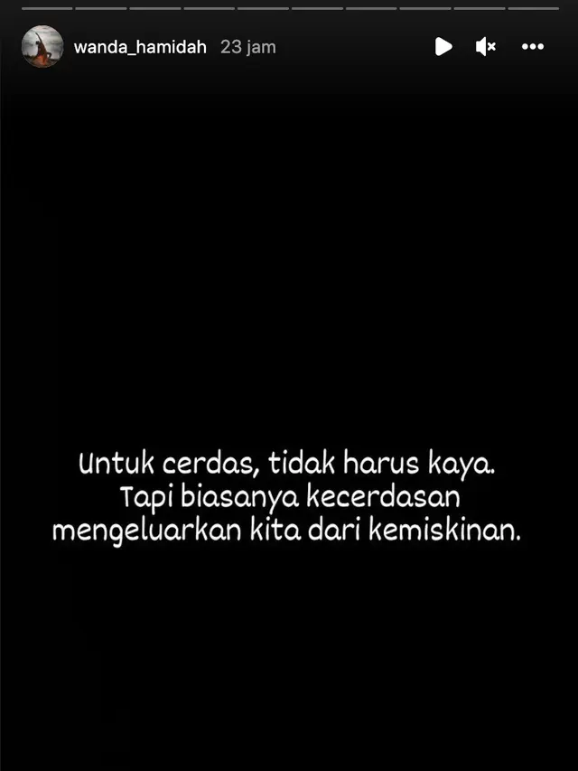 Unggahan Wanda Hamidah. (Foto: Instagram @wanda_hamidah)