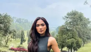 Marion Jola Resmi Dilamar di Candi Prambanan, Gaun Cokelat dan Cincin Berlian Oval Jadi Sorotan