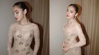 Model Kebaya Syifa Hadju dengan Detail Korset yang Bikin Ramping, Menawan