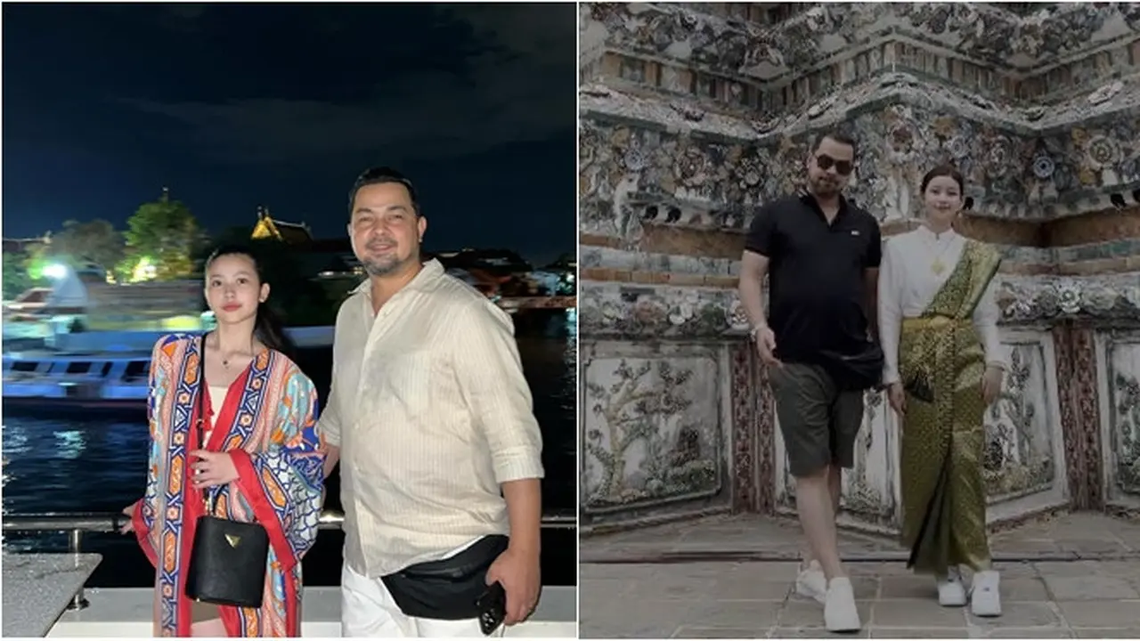 6 Potret Sultan Djorghi dan Aquene Aziz Trip ke Bangkok, Ayah dan Anak Kompak