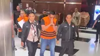 Penampakan Bupati Klaten Hamenang Usai Diperiksa KPK