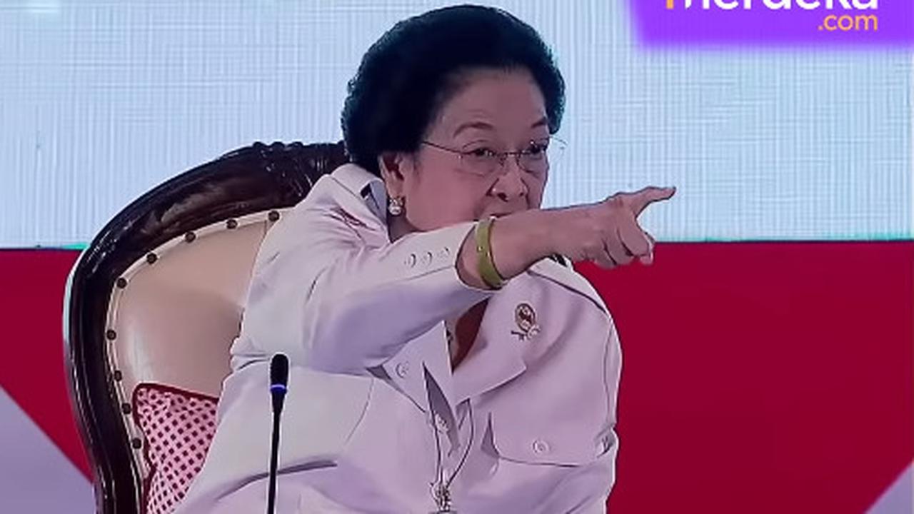 Momen Megawati Tunjuk-Tunjuk Jenderal TNI, Ngegas Sindir Kapolri Jika Polisi Berani Tangkap