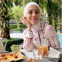 Pola Malan Sehat Nycta Gina.&nbsp; foto: Instagram @missnyctagina