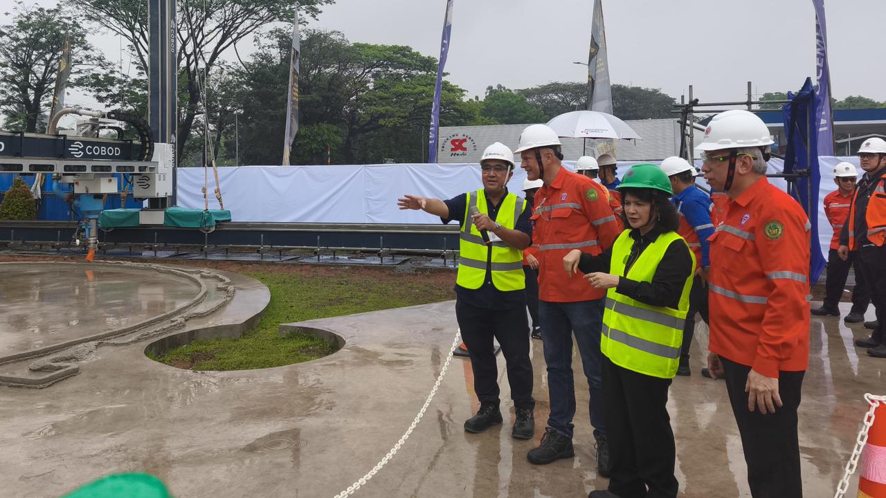 Indocement - Modula3D Dirikan Bangunan Berteknologi 3DCP, Kecanggihannya Bisa Cetak Rumah Sederhana dalam 6 Hari