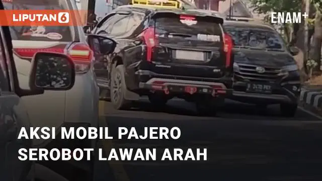 Beredar video terkait mobil Pajero yang lawan arah, Sabtu (7/10/2023). Kejadian tersebut berada di sekitar lampu mereah Candi Prambanan arah Solo
