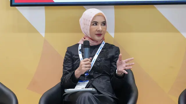 Direktur Utama PT Pertamina (Persero), Nicke Widyawati di forum Internasional Hannover Messe 2024. (Dok Pertamina)