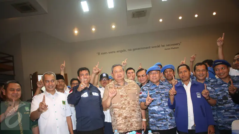 SBY bertemu dengan perwakilan empat partai pengusung AHY - Sylviana Murni