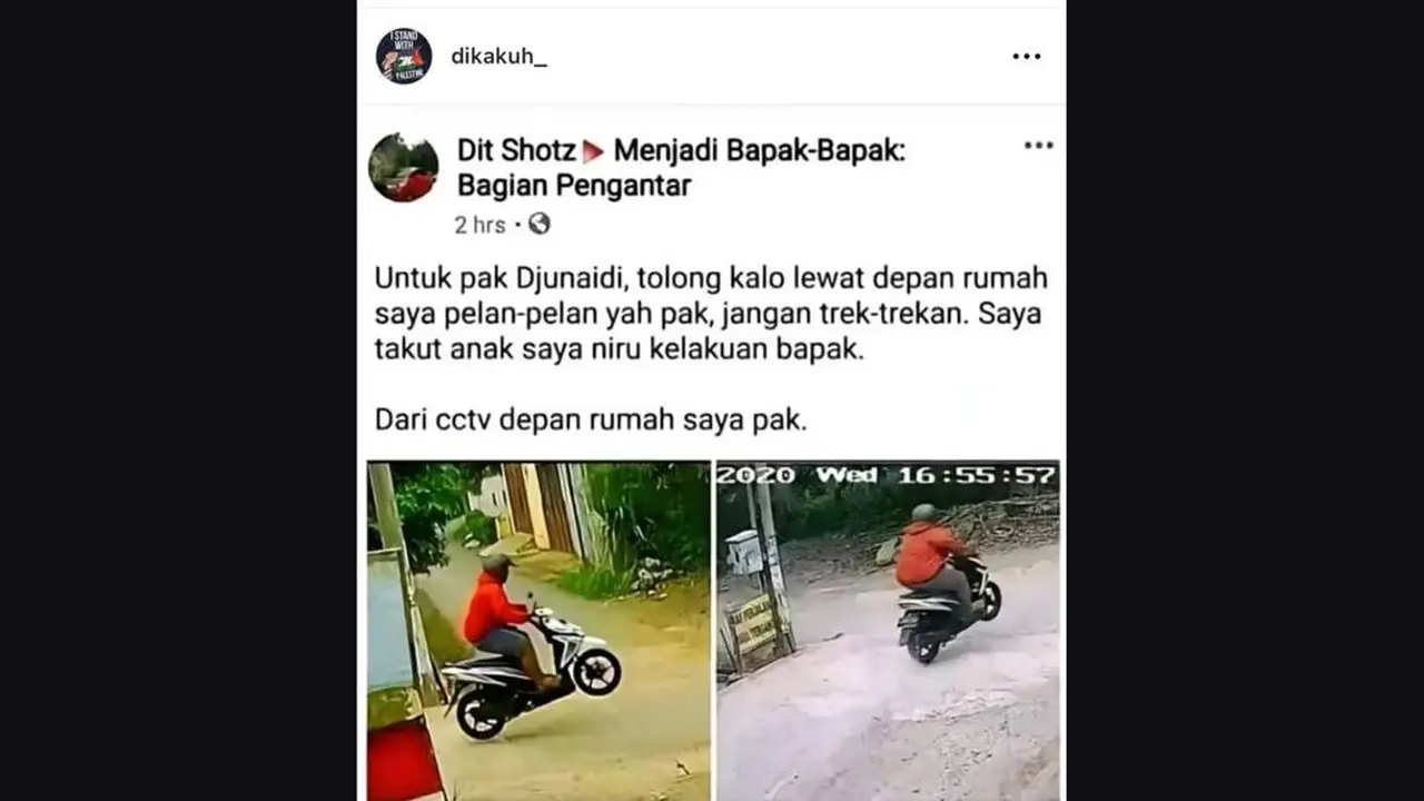 Trek-trekan di Depan Rumahnya, Pria ini Keluhkan di Sosial Media