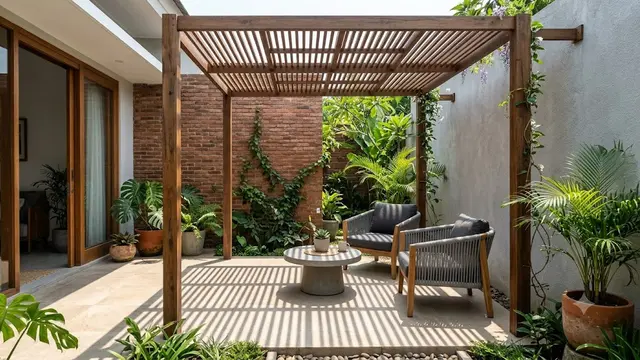 Pergola Kayu
