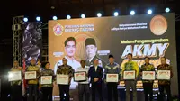 Komitmen Karang Taruna Melahirkan Generasi Unggul Berwatak Sosial.