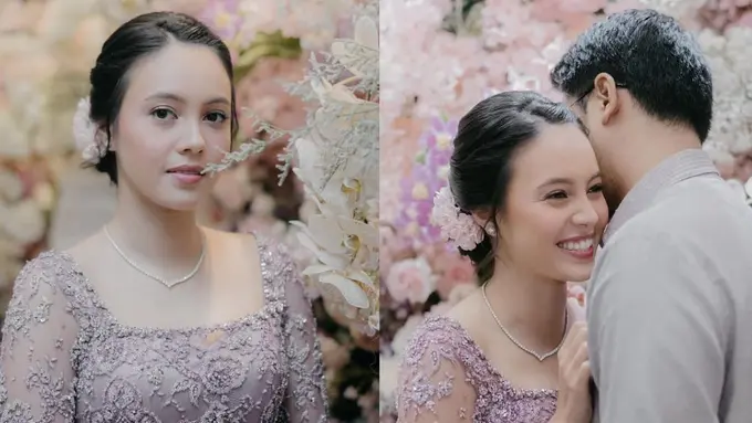 Potret lamaran Anggika Bolsterli dan Omar Armandiego (Sumber: Instagram/@anggikabolsterli)