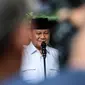 Setidaknya, pertemuan Prabowo Subianto dan Yusril Ihza berlangsung selama hampir satu jam. (Liputan6.com/Johan Tallo)