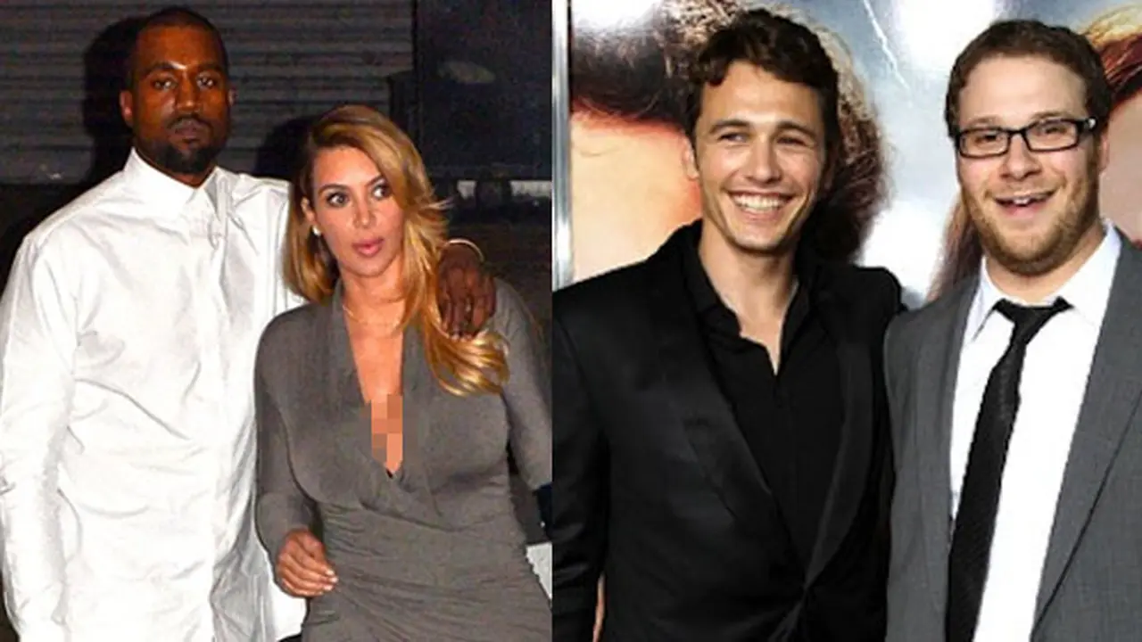 Kim Kardashian-Kanye West vs James Franco-Seth Rogen