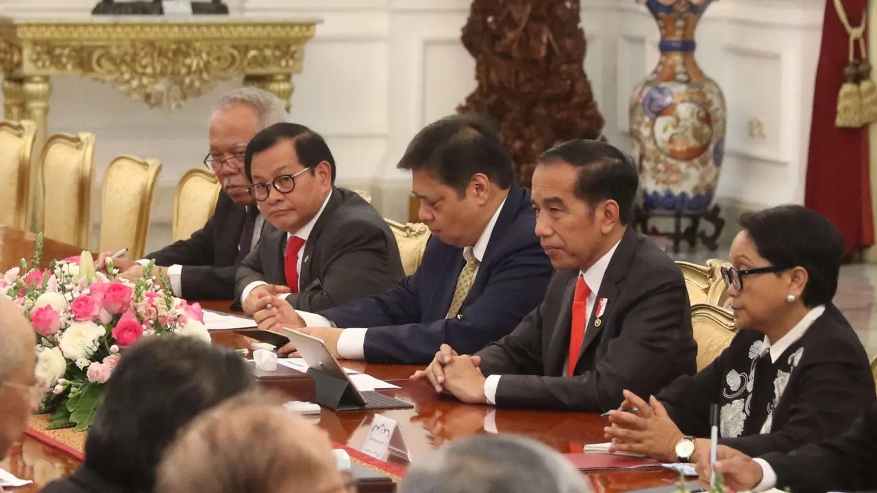 Jokowi Temui Pengusaha Jepang di Istana Merdeka