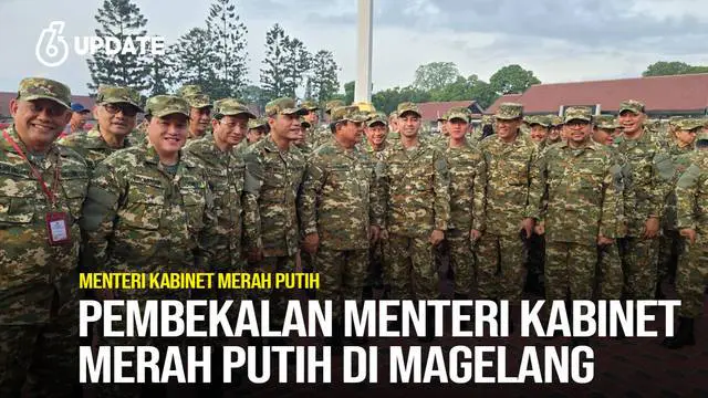 Pembekalan Menteri Kabinet Merah Putih di Akmil Magelang