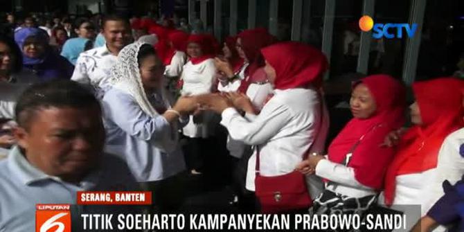 Kampanye di Serang, Titiek Soeharto Ingin Banten Jadi Lumbung Suara Prabowo Lagi