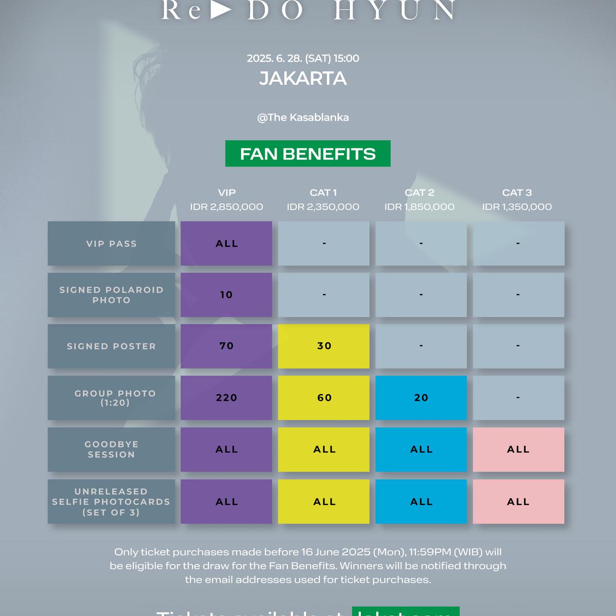 Detail Lengkap Fanmeeting Lee Do Hyun di Jakarta, Harga Tiket, Seat Plan Hingga Fan Benefit