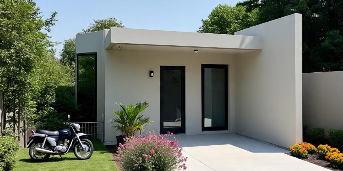 llustrasi Model Rumah Kontrakan Sederhana 2 Pintu Minimalis