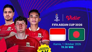 FIFA ASEAN Cup 2026 - Indonesia vs Banglades: Skuad Garuda Unggul di Head-to-Head! Streaming di Vidio