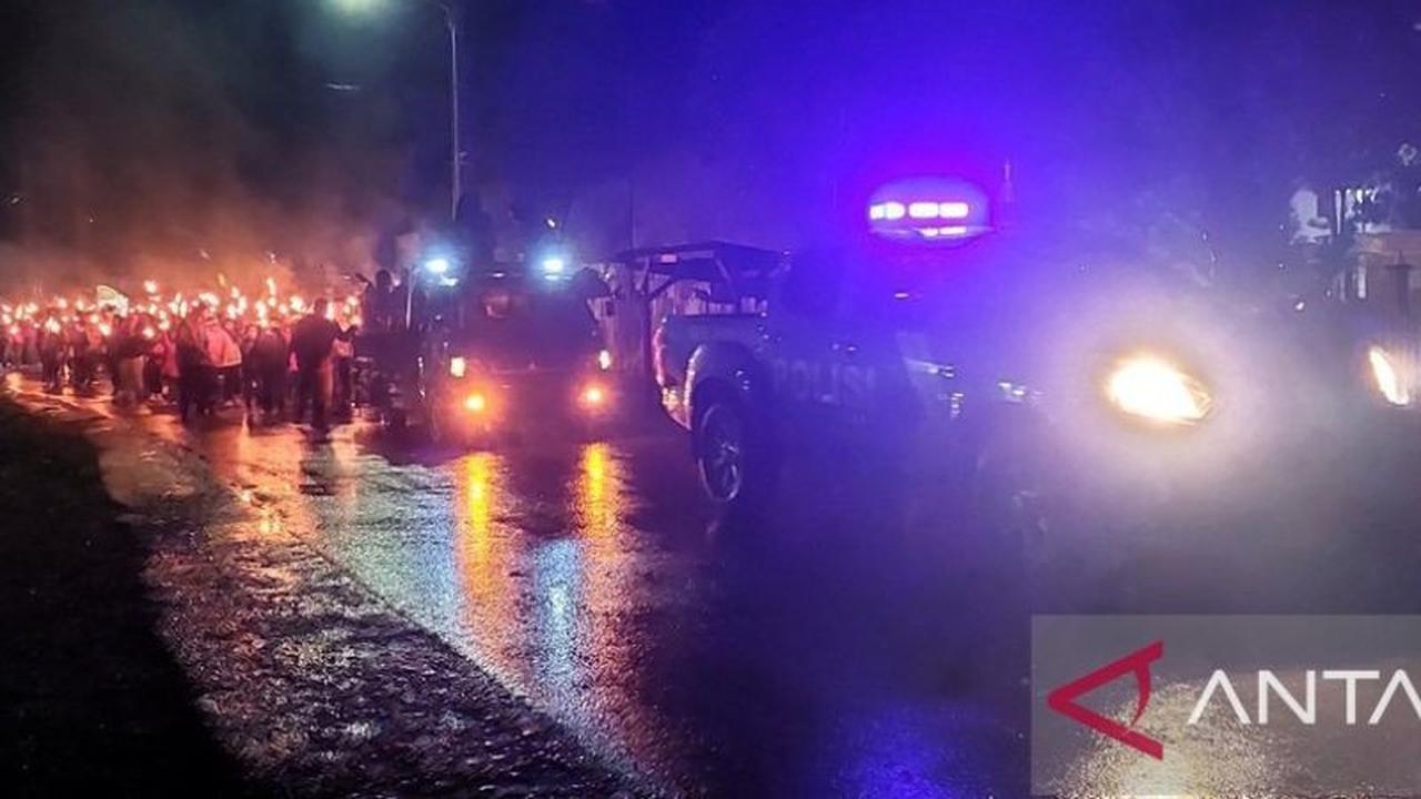 Polres Jayawijaya Pastikan Pengamanan Pawai Obor Paskah 2026 Berjalan Aman dan Kondusif
